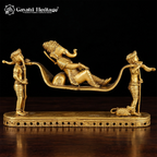 Brass Palki Ganesh – view 2 of 12