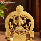 Brass Lalitha Devi Vilakku | Traditional Hindu Oil Lamp, Handcrafted Pooja Deepam, Temple Decor & Festive Gift