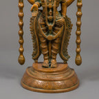 Brass Tirupati Balaji Statue | Copper Finish Standing (16 Inch)