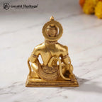 Brass Hanuman Idol | Bajrangbali Murti | Hindu God Statue | Lord Hanuman Sculpture for Home Temple & Pooja Decor