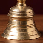 Brass Pooja Bell with Garuda Handle | Vishnu Puja Ghanti for Mandir