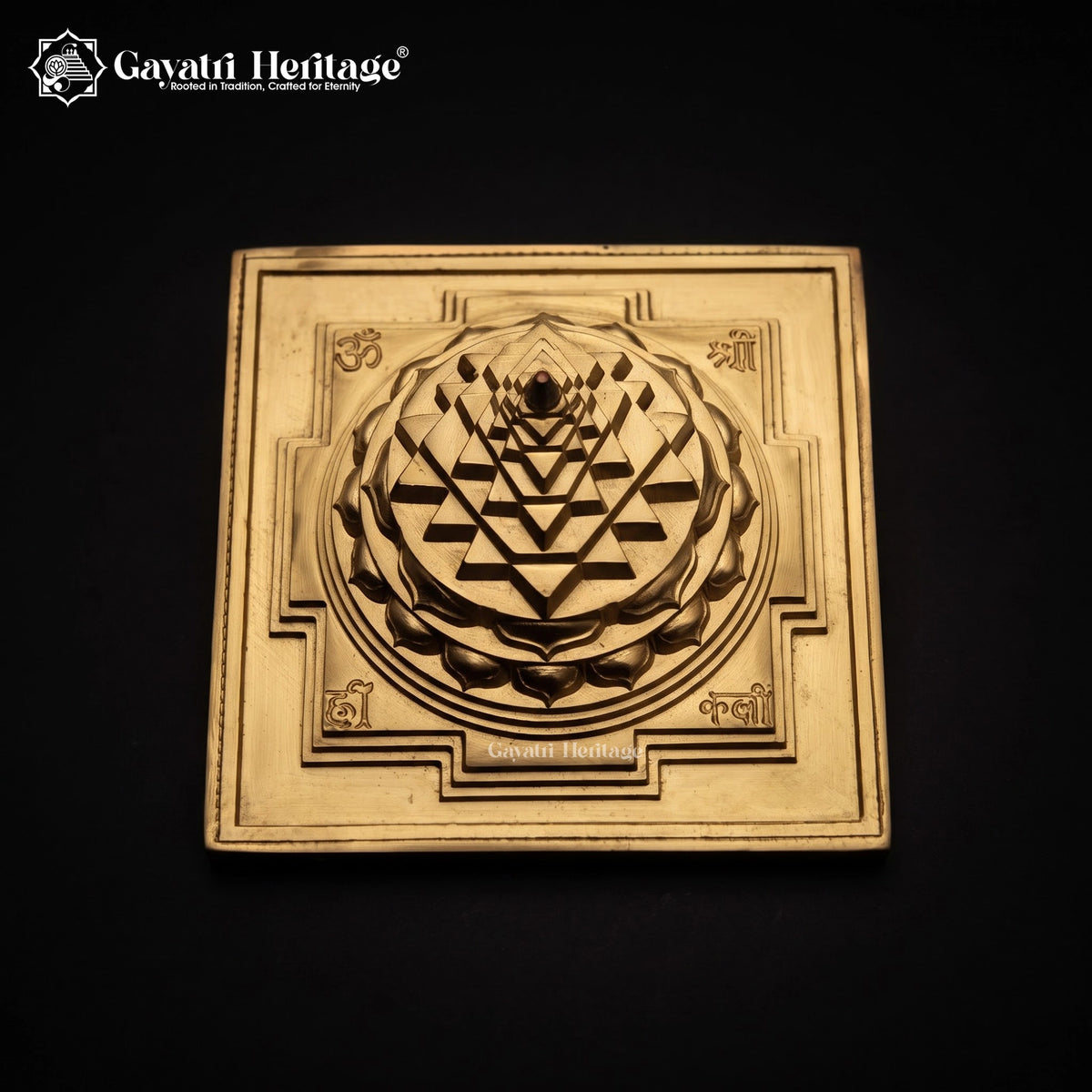 Brass Maha Meru Shree Yantra |Sacred Shri Yantra | Vastu & Pooja Temple Decor | Spiritual & Prosperity Gift
