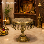 Brass Ritual Chowki – Sacred Puja & Ceremony Decor