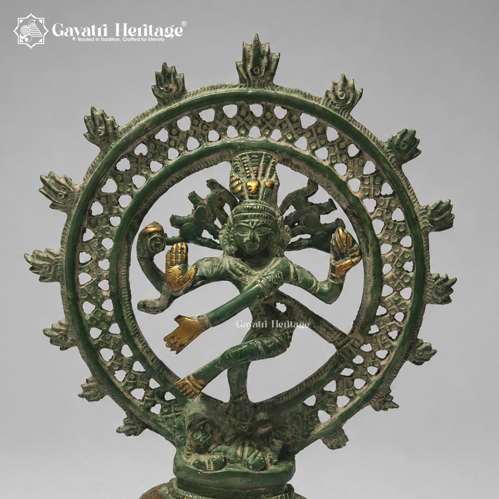 Vintage Brass Nataraja Idol – view 3 of 5