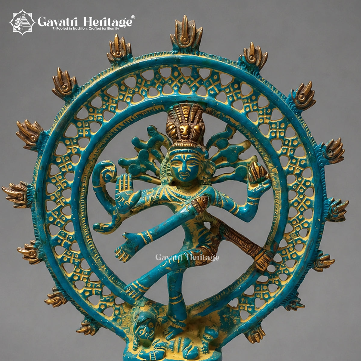 Brass Nataraja Idol – view 3 of 5