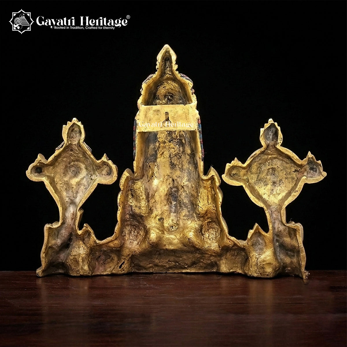 Brass Wall Decor Lord Venkateshwara Statue/ Tirupati Balaji in Stone Work – Sacred Craftsmanship | Gayatri Heritage