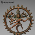 Vintage Brass Nataraja Statue – view 3 of 5