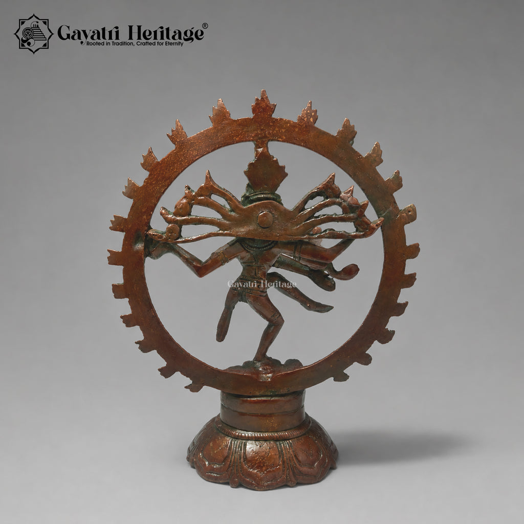 Vintage Brass Nataraja Statue – view 4 of 5