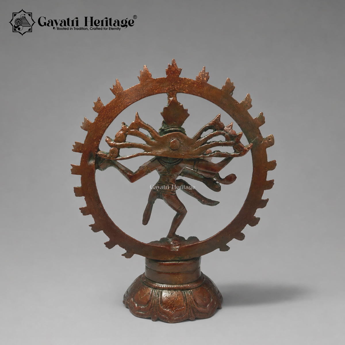 Vintage Brass Nataraja Statue – view 4 of 5