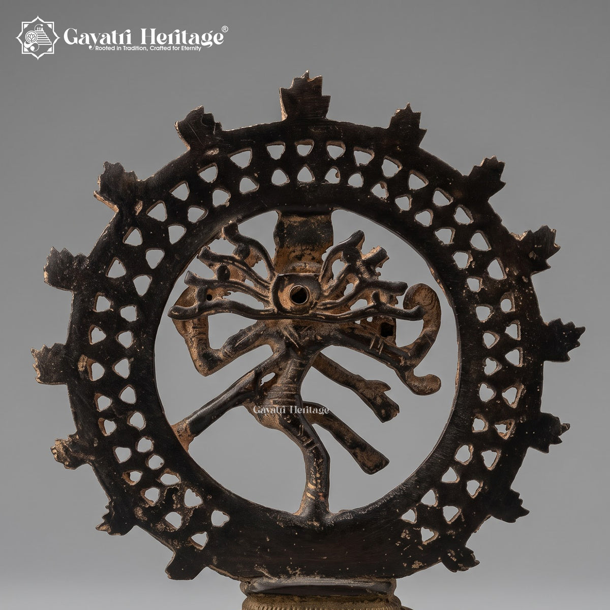 Vintage Brass Nataraja Statue – view 5 of 5