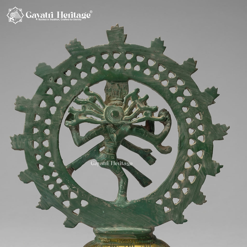 Vintage Brass Nataraja Idol – view 5 of 5