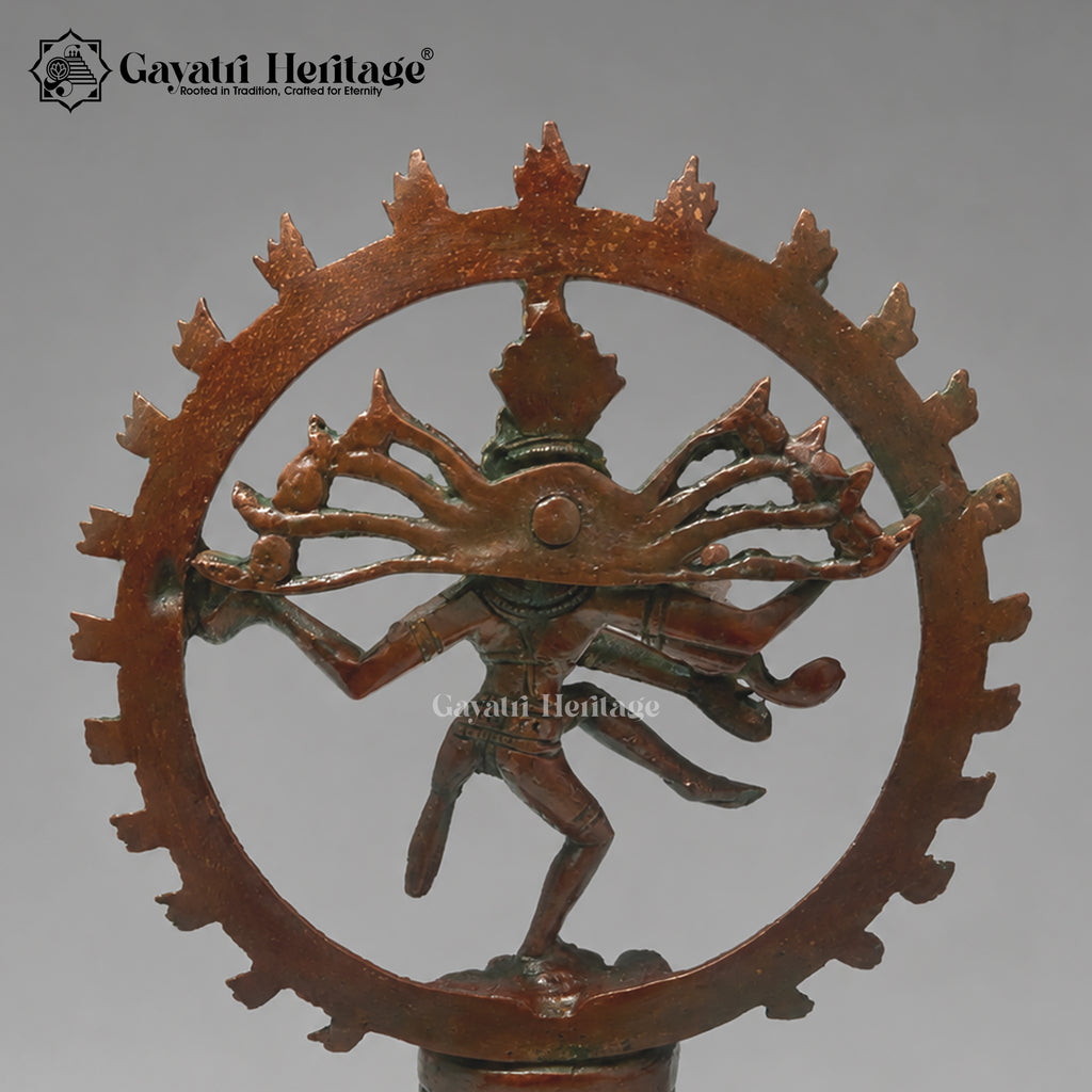 Vintage Brass Nataraja Statue – view 5 of 5