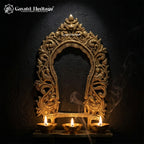 Brass Wall Decor Frame/ Prabhavali – Royal Spiritual Frame | Gayatri Heritage