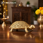 Brass Turtle with Yantra – Vastu Remedy for Prosperity & Protection