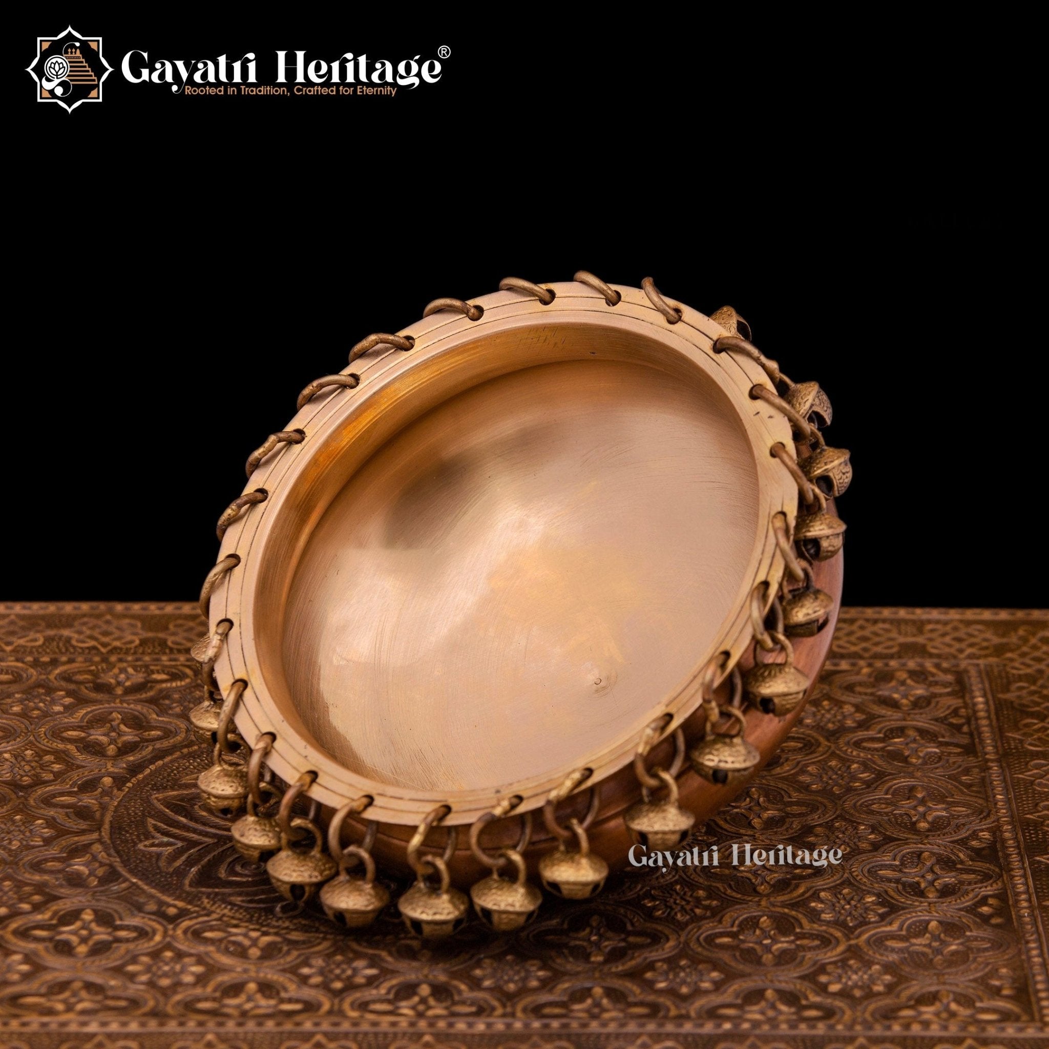 Artistic Brass Ghungroo Urli – Festive Décor for Spiritual Ambience | Gayatri Heritage
