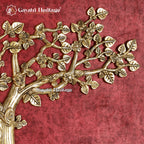 Beautiful Brass Kalpvriksha Wall Hanging – A Timeless Symbol of Growth and Harmony | Gayatri Heritage - Gayatri Heritage