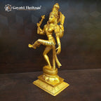 Brass Ardhanarishvara Sculpture – Divine Symbol of Unity | Gayatri Heritage - Gayatri Heritage