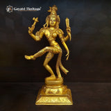 Brass Ardhanarishvara Sculpture – Divine Symbol of Unity | Gayatri Heritage - Gayatri Heritage