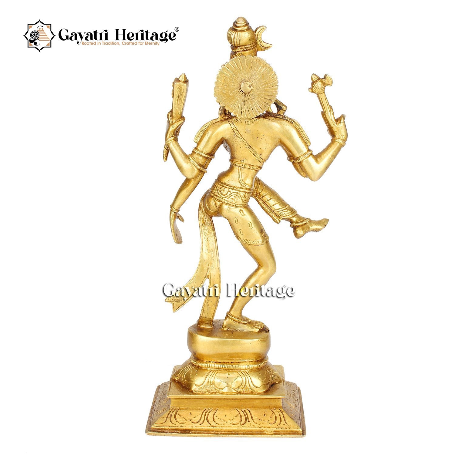 Brass Ardhanarishvara Sculpture – Divine Symbol of Unity | Gayatri Heritage - Gayatri Heritage