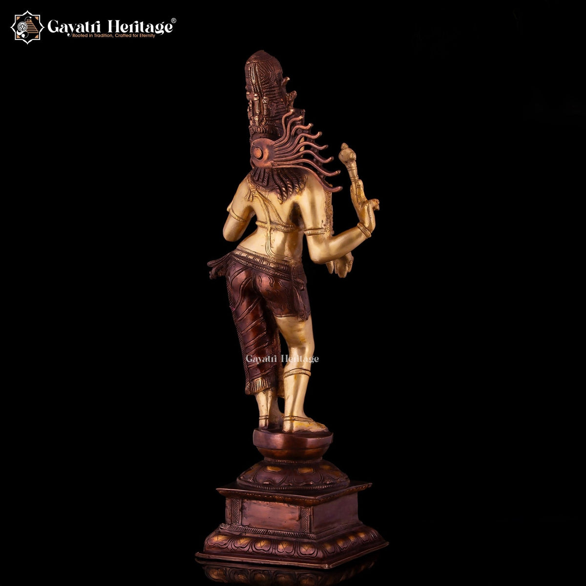Brass Ardhanarishwar Statue – Symbol of Divine Unity | Gayatri Heritage - Gayatri Heritage