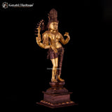 Brass Ardhanarishwar Statue – Symbol of Divine Unity | Gayatri Heritage - Gayatri Heritage