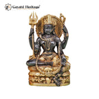 Brass Ardhnareshwara Statue – Divine Fusion of Masculine and Feminine Energies | Gayatri Heritage - Gayatri Heritage