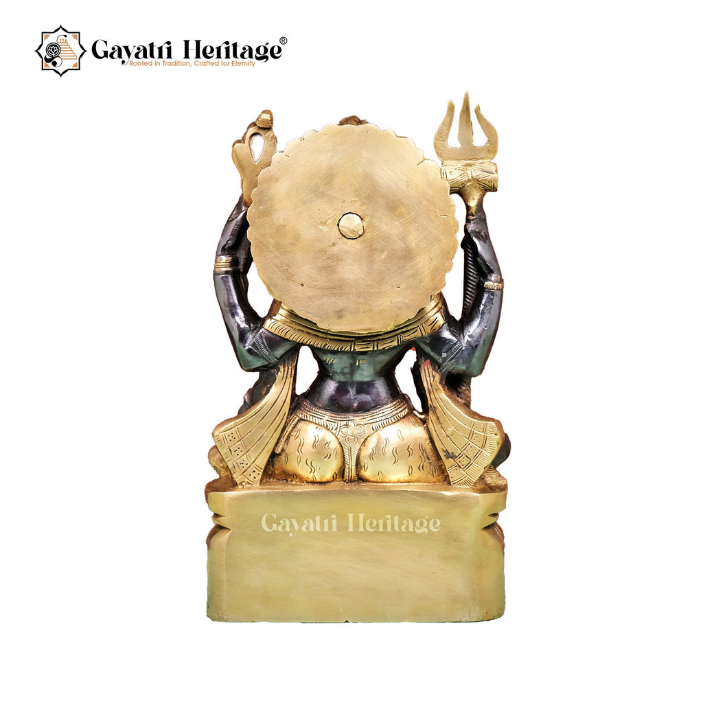 Brass Ardhnareshwara Statue – Divine Fusion of Masculine and Feminine Energies | Gayatri Heritage - Gayatri Heritage