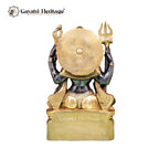 Brass Ardhnareshwara Statue – Divine Fusion of Masculine and Feminine Energies | Gayatri Heritage - Gayatri Heritage