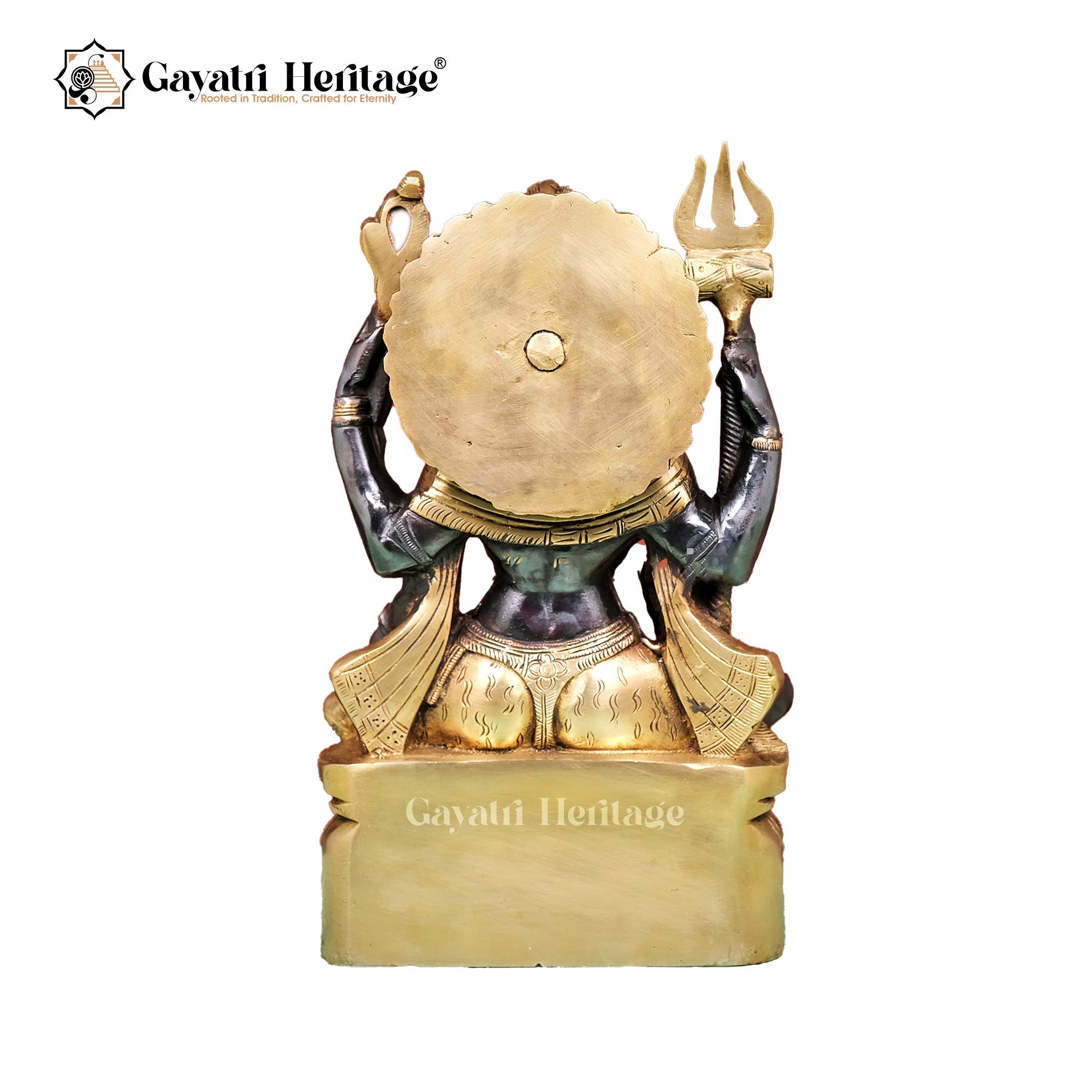 Brass Ardhnareshwara Statue – Divine Fusion of Masculine and Feminine Energies | Gayatri Heritage - Gayatri Heritage