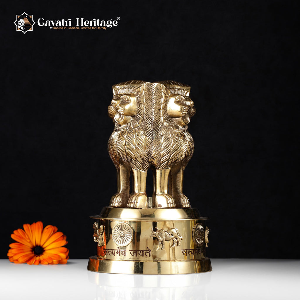 Brass Ashoka Stambh – Emblem of Ancient India’s Glory | Gayatri Heritage - Gayatri Heritage