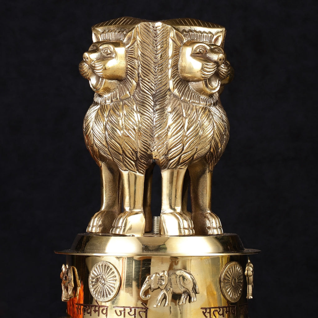 Brass Ashoka Stambh – Emblem of Ancient India’s Glory | Gayatri Heritage - Gayatri Heritage