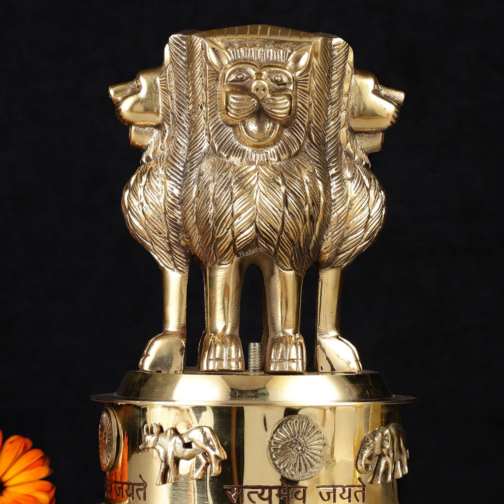 Brass Ashoka Stambh – Emblem of Ancient India’s Glory | Gayatri Heritage - Gayatri Heritage