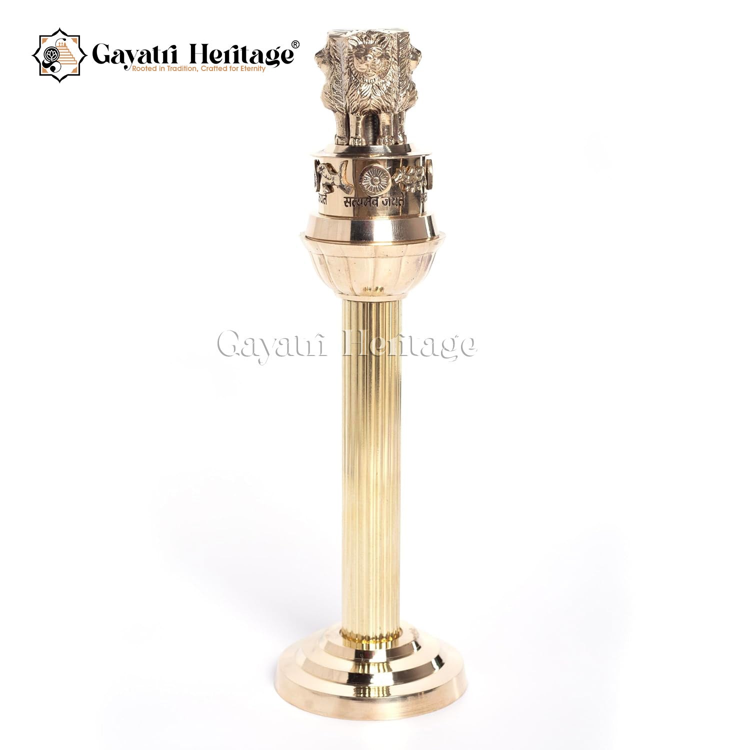 Brass Ashoka Stambh – Symbol of Peace and Power | Gayatri Heritage - Gayatri Heritage