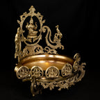 Brass Ashta Lakshmi Urli – Divine Blessings of Wealth and Prosperity | Gayatri Heritage - Gayatri Heritage