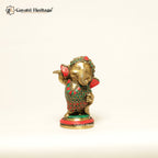 Brass Baby Dancing Ganesha – Symbol of Joy and New Beginnings | Gayatri Heritage - Gayatri Heritage