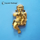 Brass Baby Krishna Sculpture – Divine Charm and Playfulness | Gayatri Heritage - Gayatri Heritage