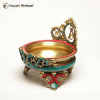Brass Bell Urli/Bowl Showpiece – Elegant Décor for Divine Ambiance | Gayatri Heritage - Gayatri Heritage
