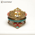 Brass Bell Urli/Bowl Showpiece – Elegant Décor for Divine Ambiance | Gayatri Heritage - Gayatri Heritage