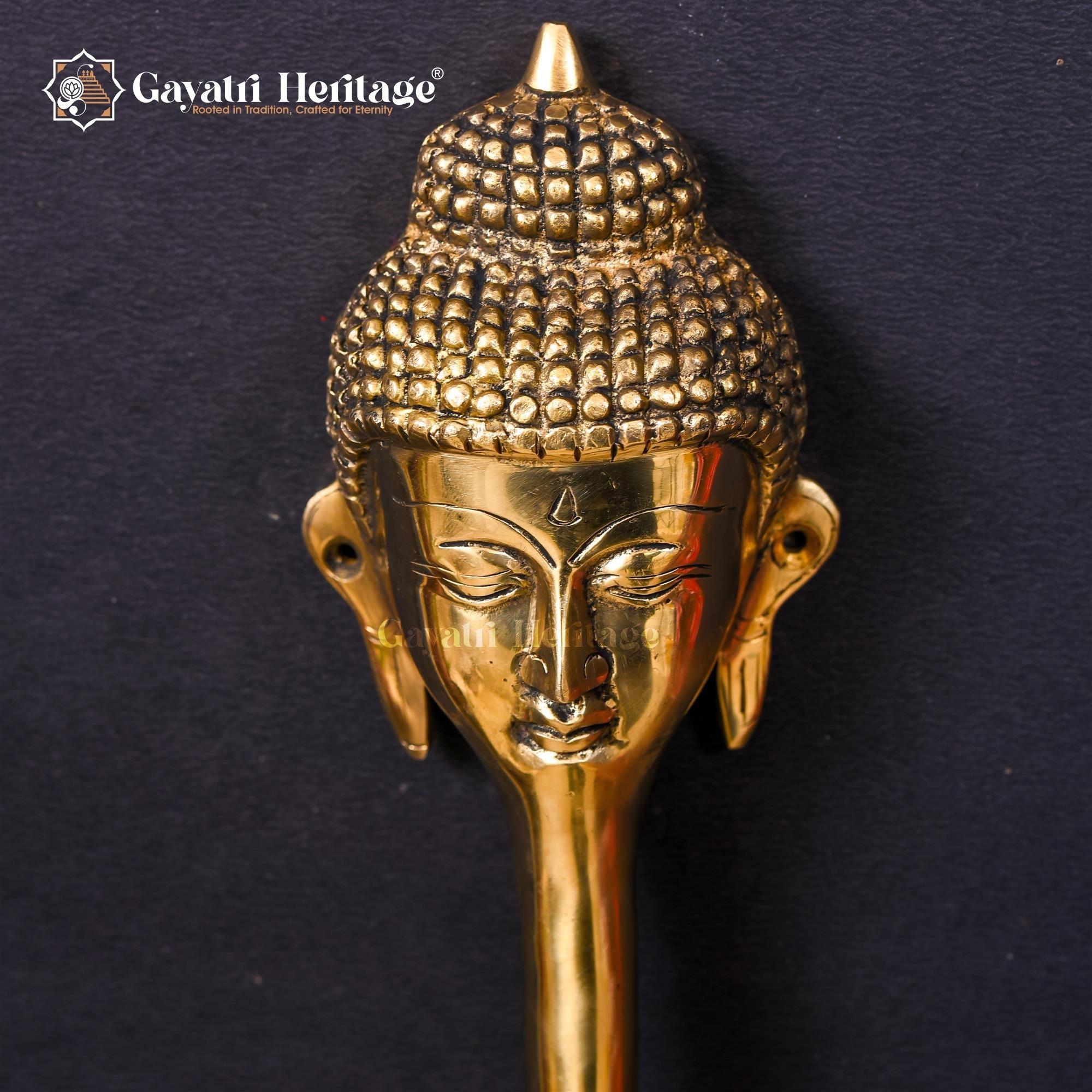 Brass Buddha Door Handle – Symbol of Peace and Prosperity | Gayatri Heritage - Gayatri Heritage