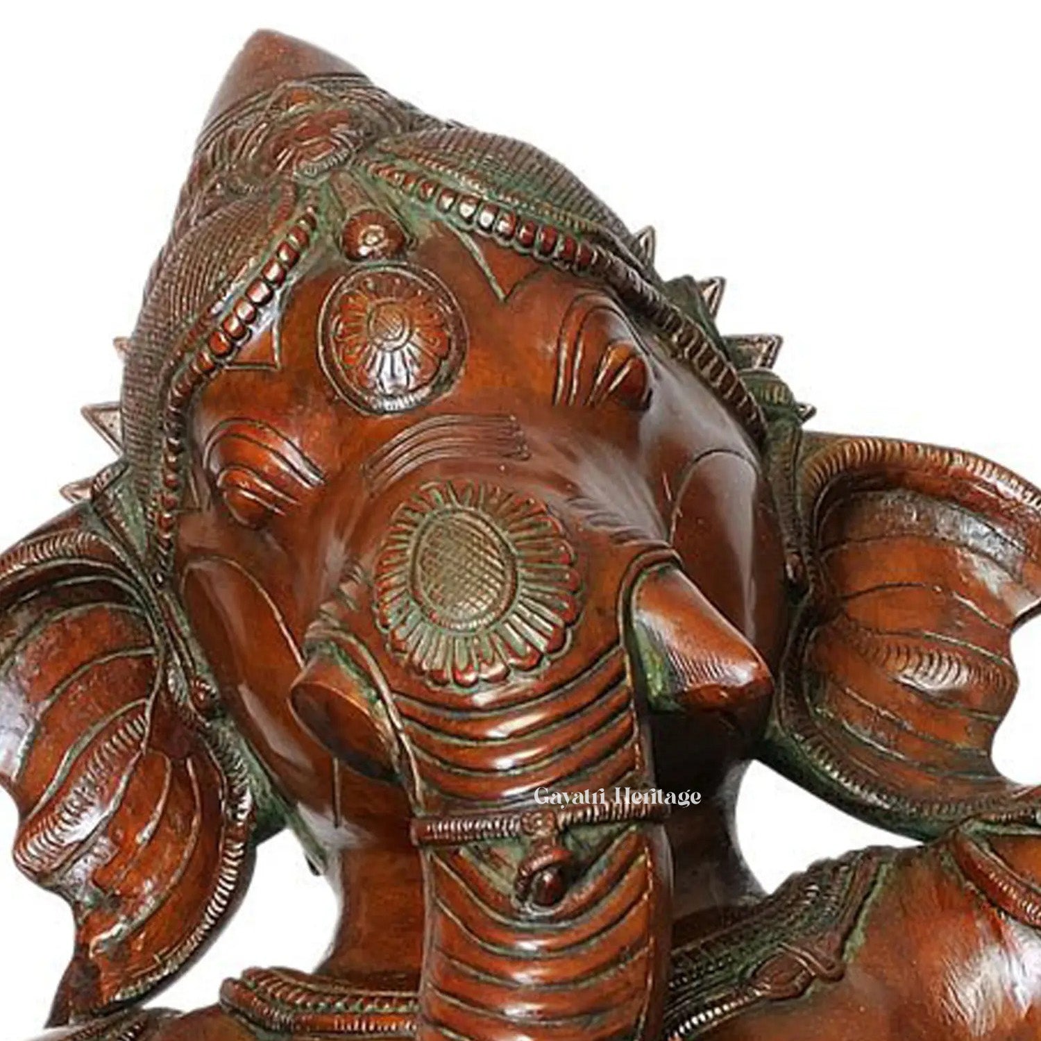 Brass Dancing Ganesha – Symbol of Joy, Abundance, and Spiritual Dance | Gayatri Heritage - Gayatri Heritage