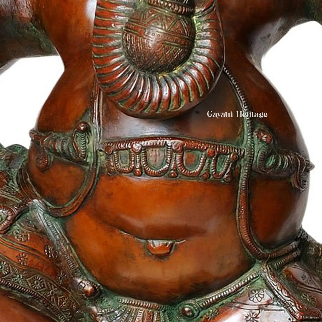 Brass Dancing Ganesha – Symbol of Joy, Abundance, and Spiritual Dance | Gayatri Heritage - Gayatri Heritage