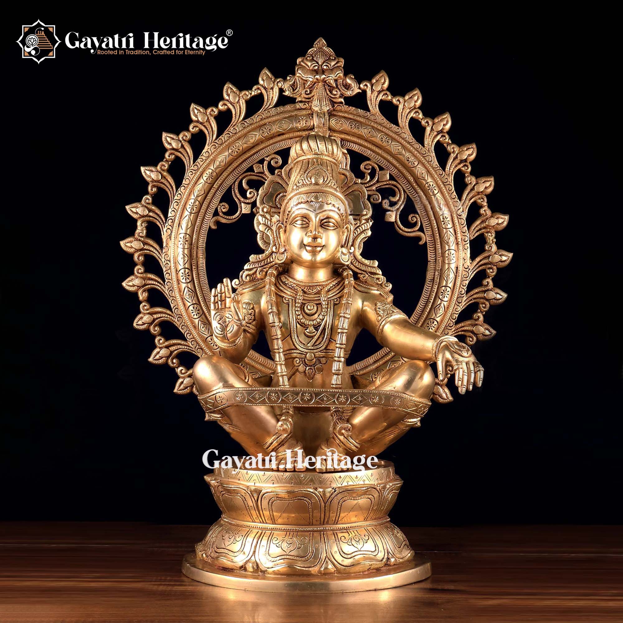 Ayyappa Swamy Idol – Sacred Symbol of Dharma & Devotion | Gayatri Heritage