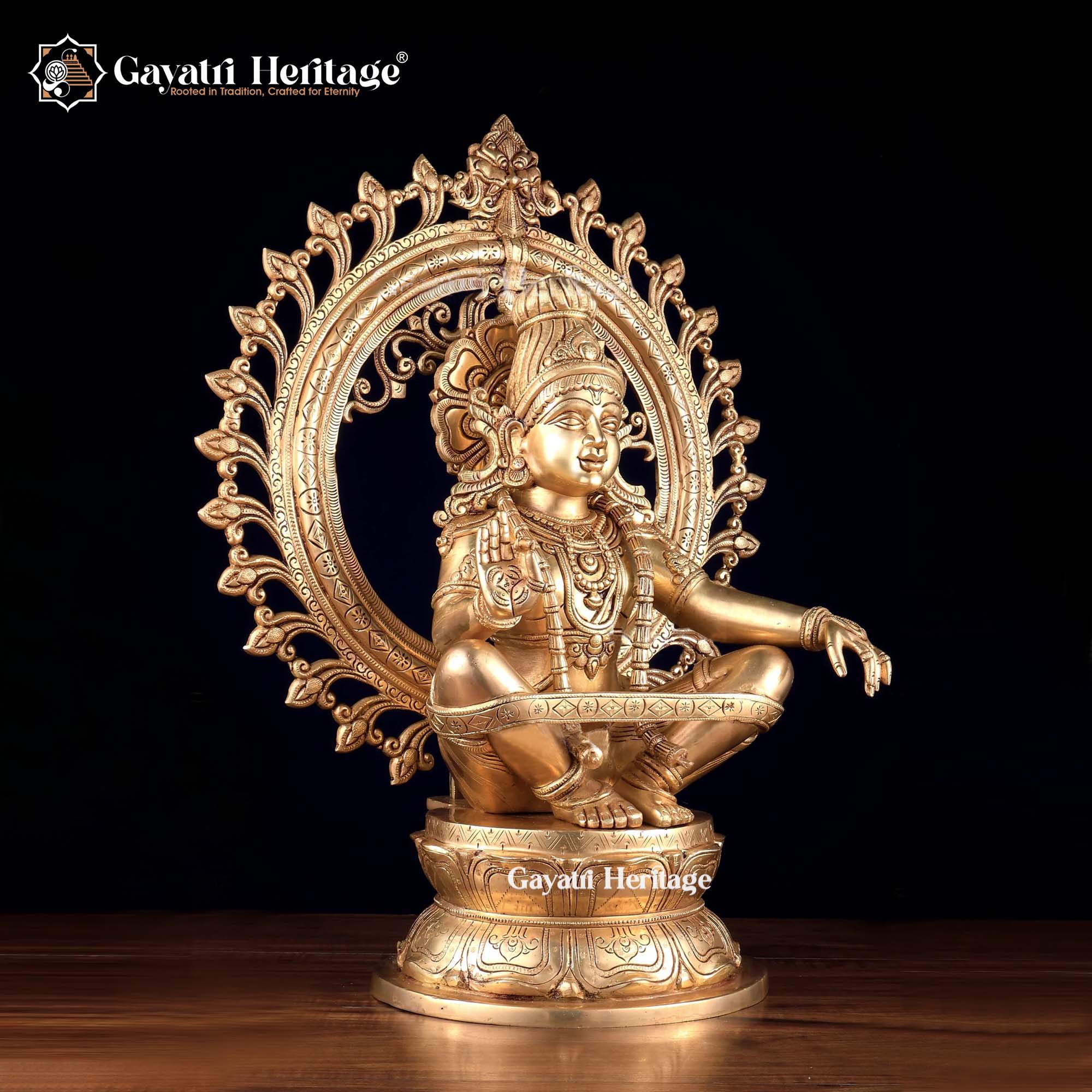 Ayyappa Swamy Idol – Sacred Symbol of Dharma & Devotion | Gayatri Heritage