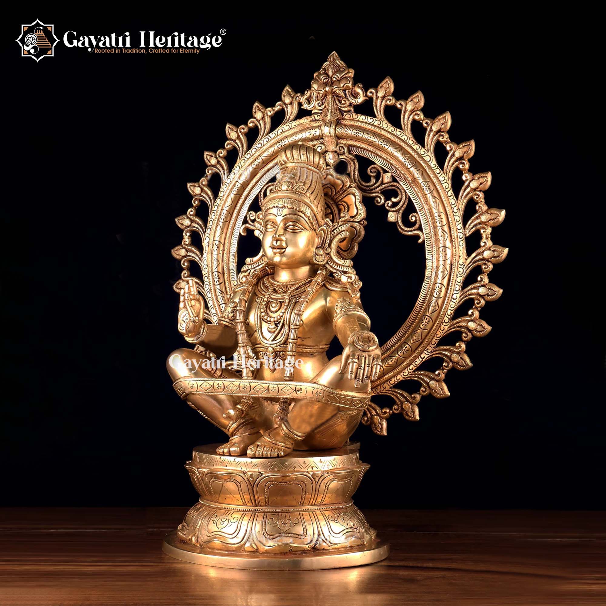 Ayyappa Swamy Idol – Sacred Symbol of Dharma & Devotion | Gayatri Heritage