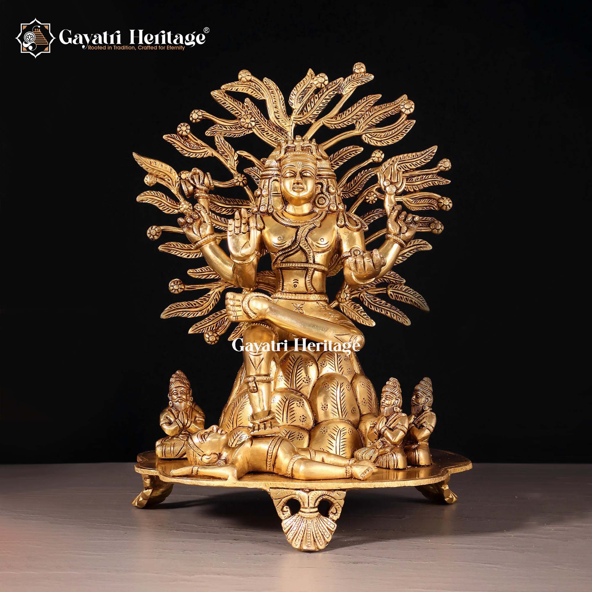 Brass Dakshina Murti Idol – Divine Wisdom Decor | Gayatri Heritage