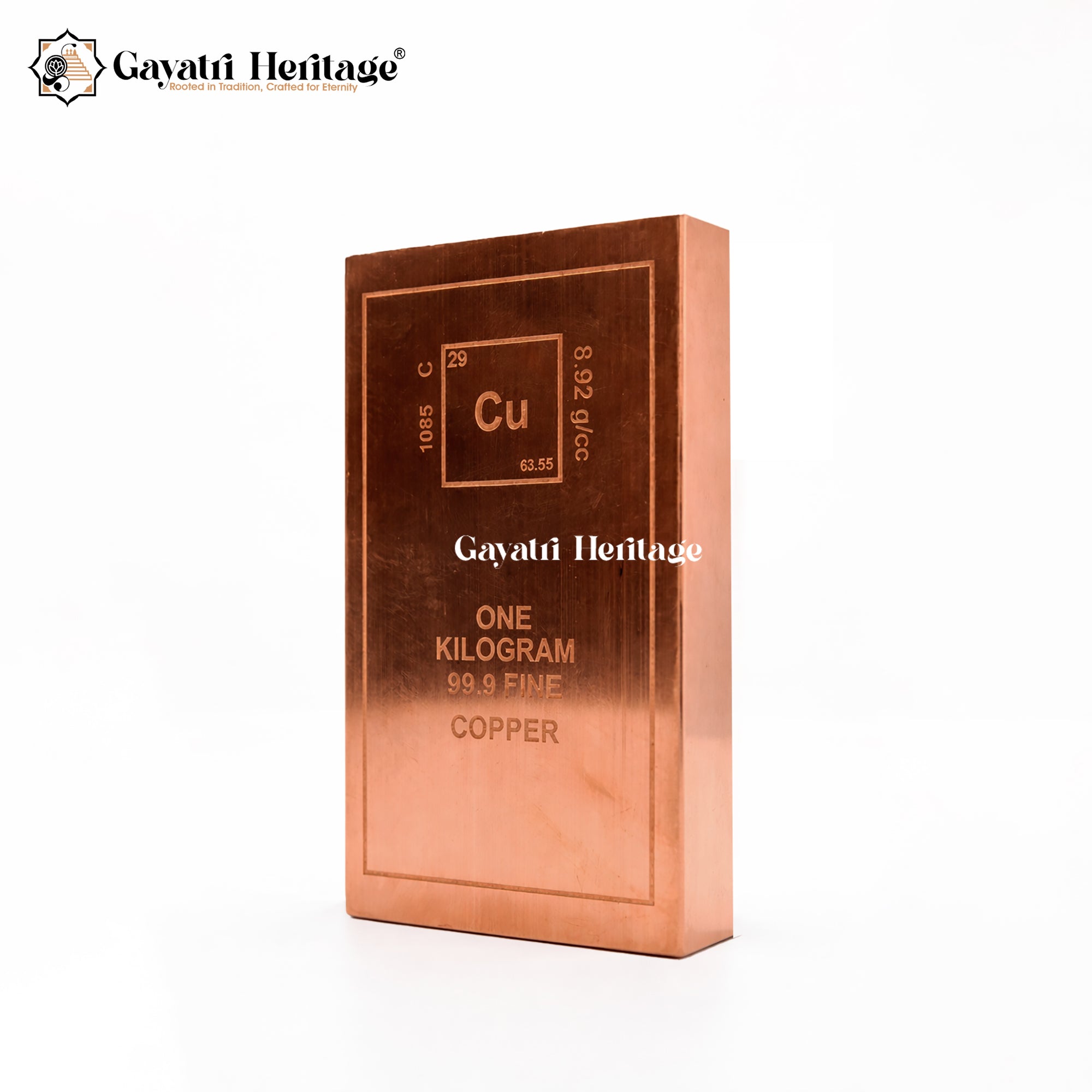 Certified 999 Fine Copper Bar – Pure Metal Craft | Gayatri Heritage