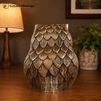 Large Brass Owl Statue | Bold Decorative Wisdom Bird Sculpture | Vastu Wealth Showpiece