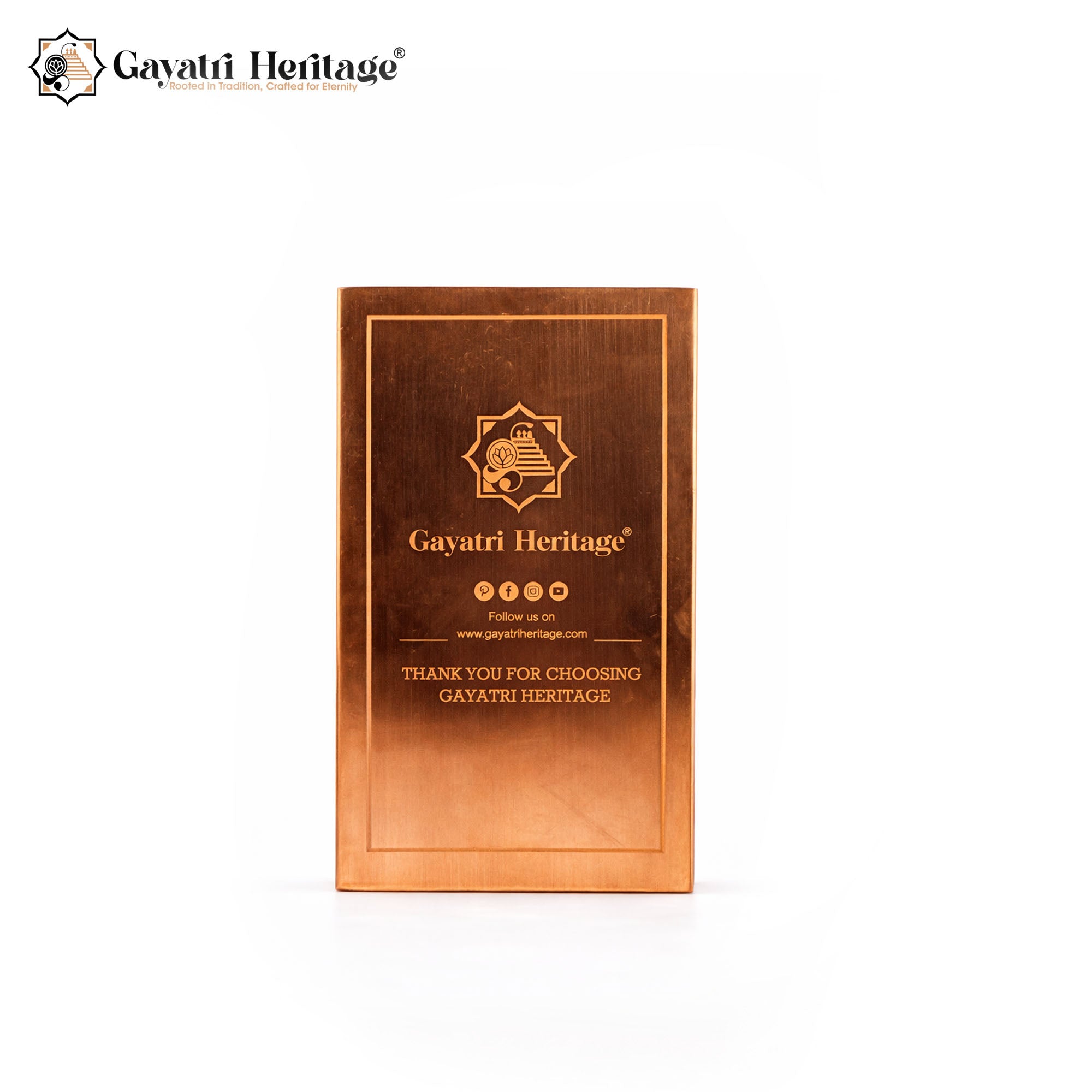 Certified 999 Fine Copper Bar – Pure Metal Craft | Gayatri Heritage