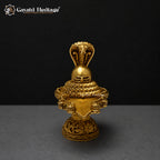 Brass Shivling with Naga Cobra | Shiva Lingam Murti| Hindu Pooja & Home Temple Decor | Spiritual Gift