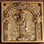 Brass Vishnu Dashavatar Wall Hanging Plate | Handcrafted Engraved Round Brass Wall Decor